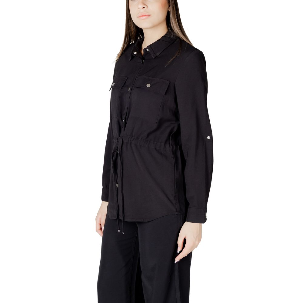 Only Schwarze Viskosebluse